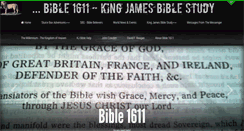 Desktop Screenshot of bible1611.com